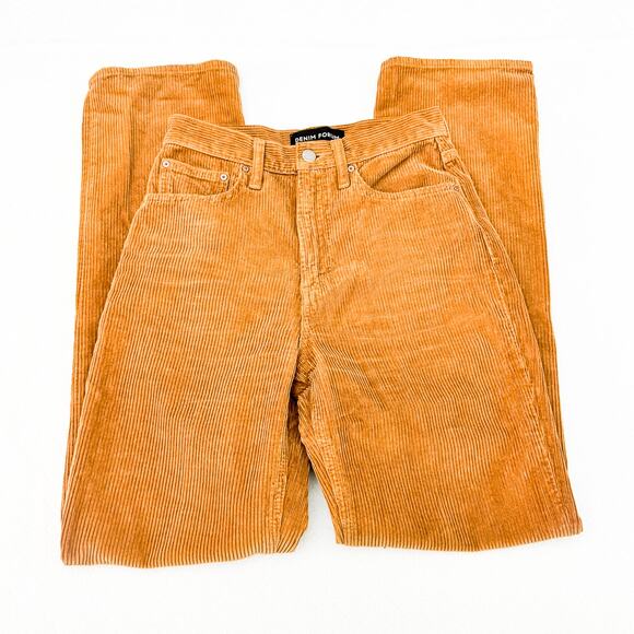 Denim Forum The Joni High Rise Loose Corduroy Style Pants Size 24 x 30L - Picture 4 of 10